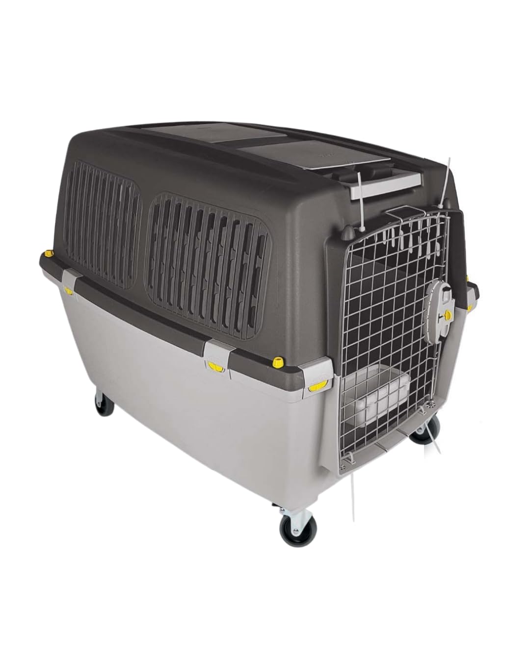 kerbl-transportbox-gulliver-4-iata-71-x-51-x-50-cm-mit-metallt-r-f-r-auto-und-fl image 1