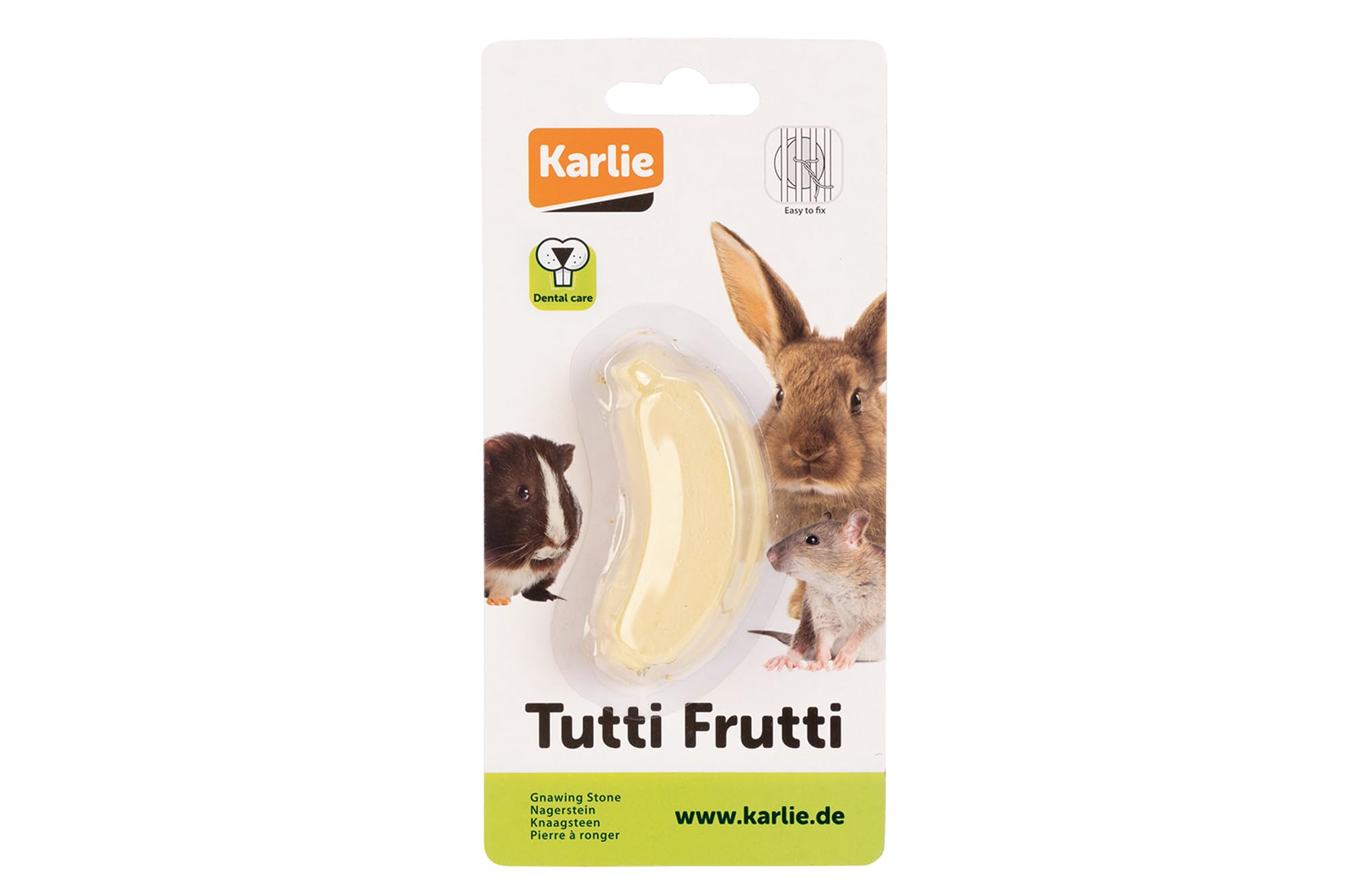 karlie-nagerstein-tutti-frutti-banane-gelb-25-g-mineralstein image 2
