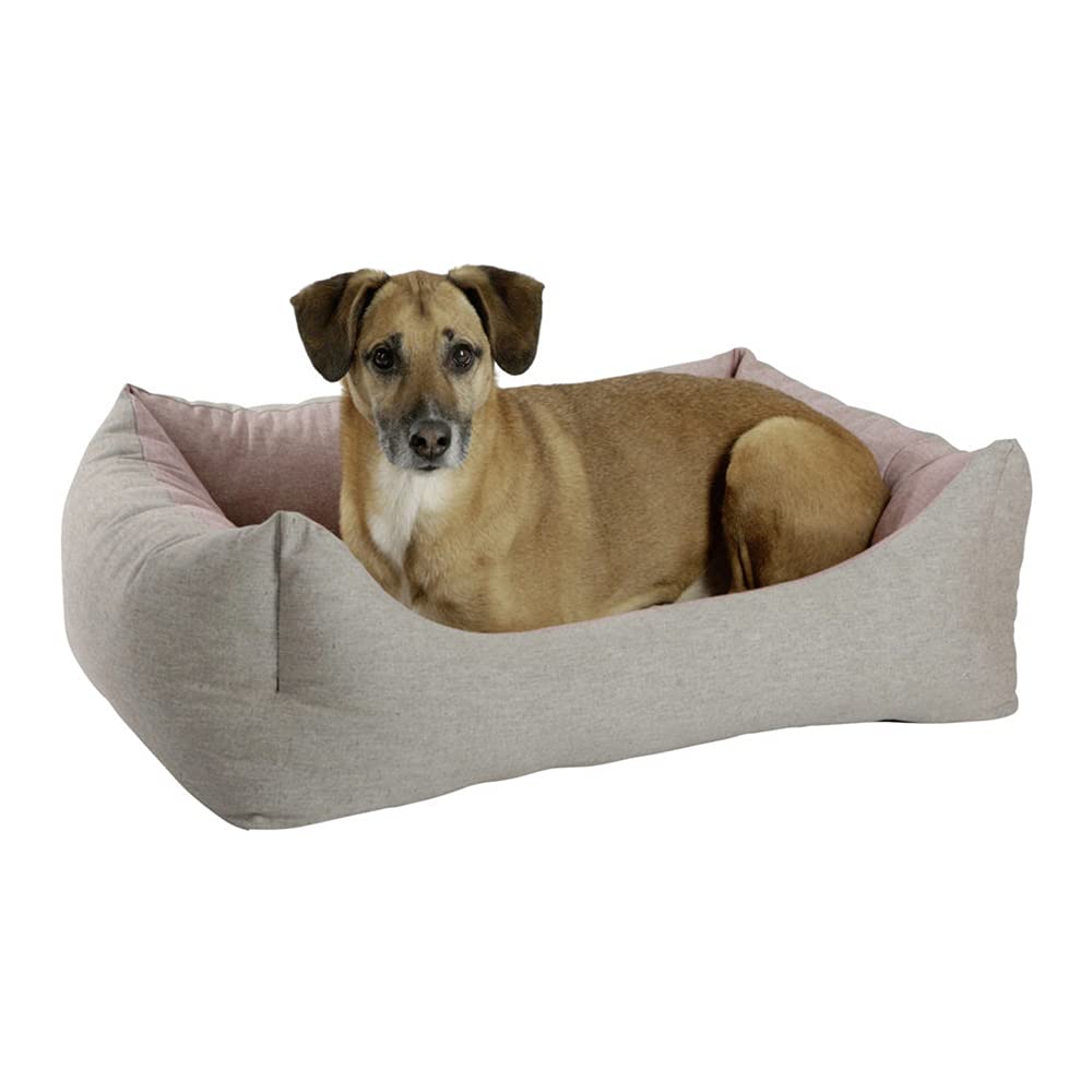 kerbl-pet-kuschelbett-golden-60-x-70-x-23-cm-rot-braun image 1