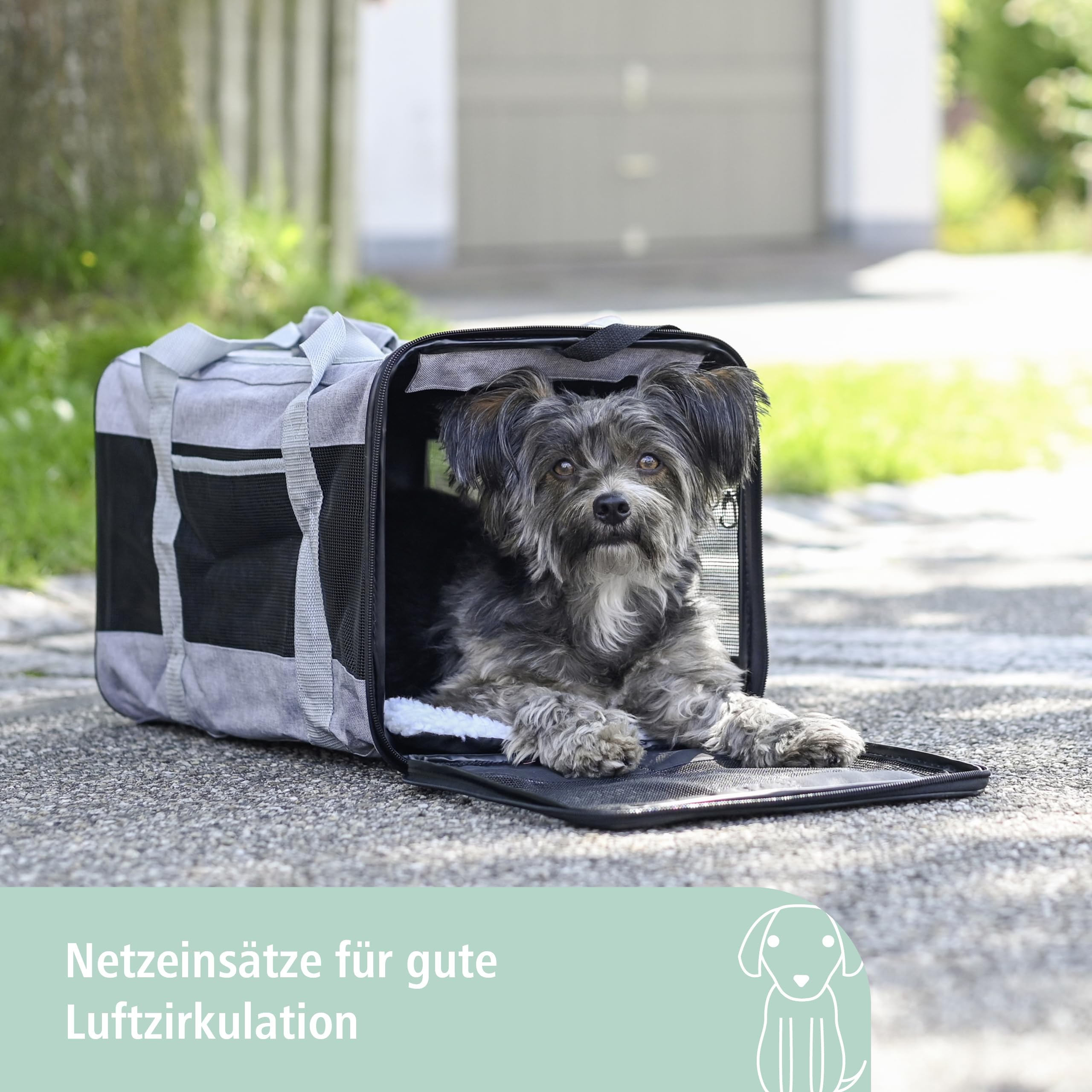 kerbl-pet-tragetasche-casual-grau-41-x-28-x-29-cm-polyester image 3