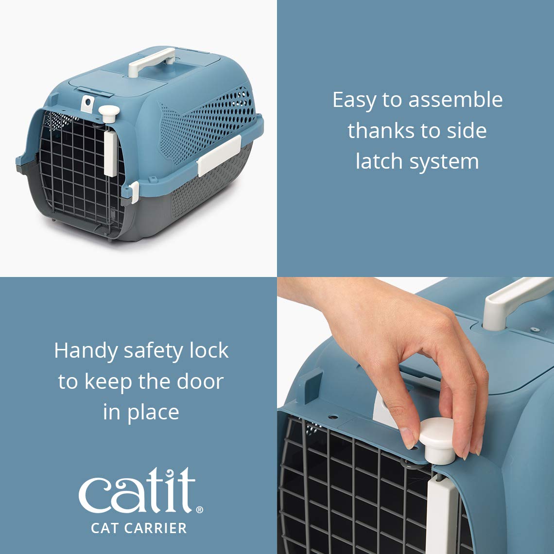 catit-voyageur-transportbox-f-r-katzen-mittel-kirschrot image 3