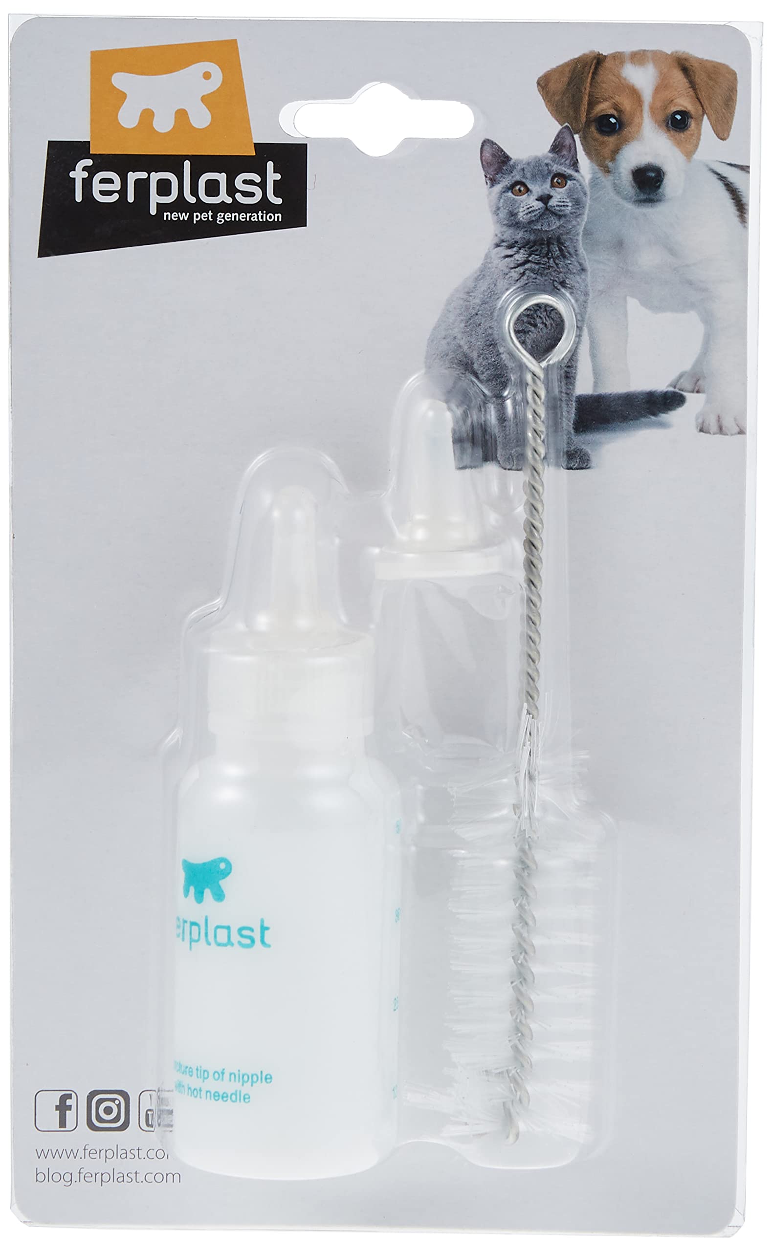 ferplast-trinkflasche-f-r-kleintiere-50-ml-schwarz-3-5-x-11-cm image 2