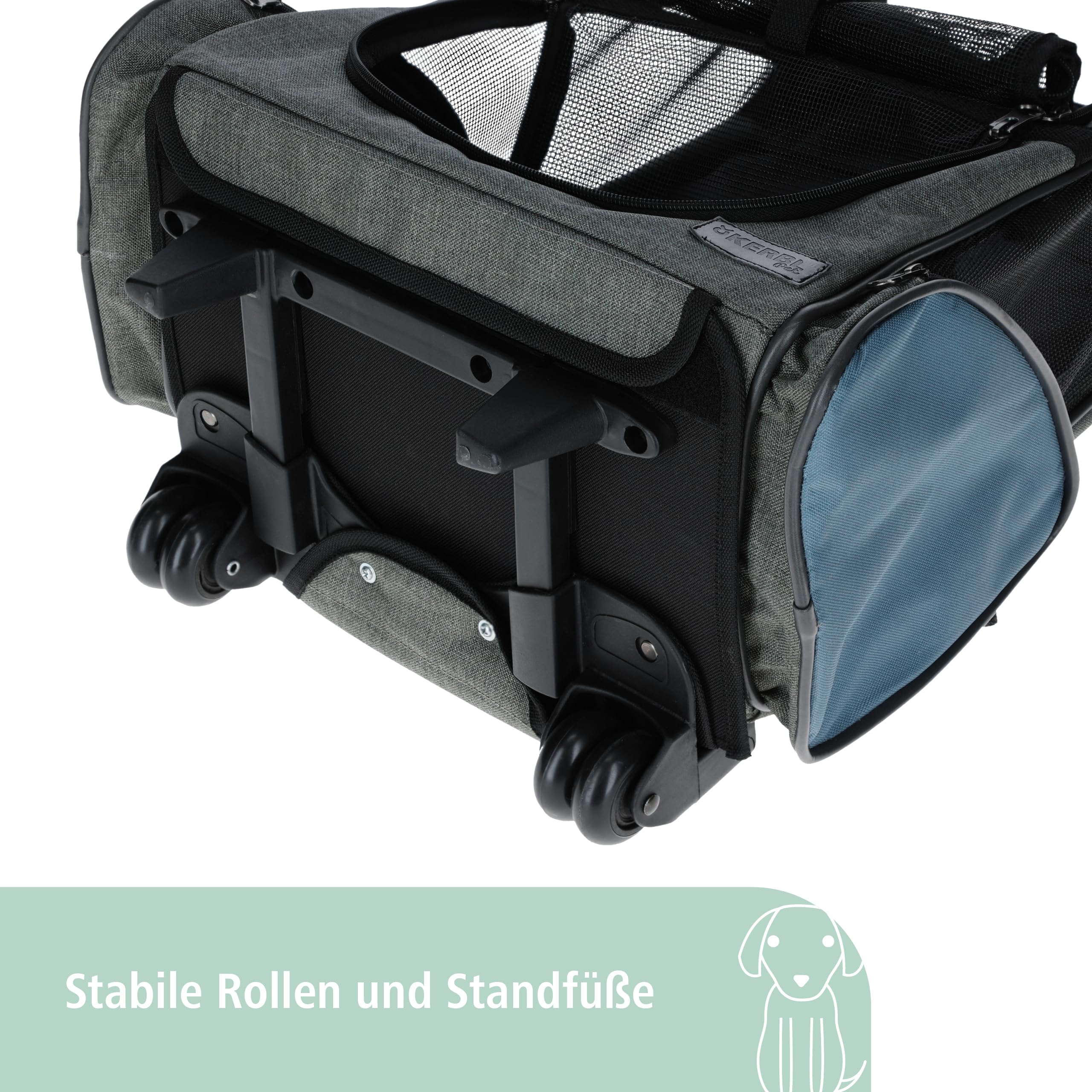 kerbl-pet-trolley-vacation-transporttrolley-f-r-hunde-und-katzen-grau-blau-41-x- image 4