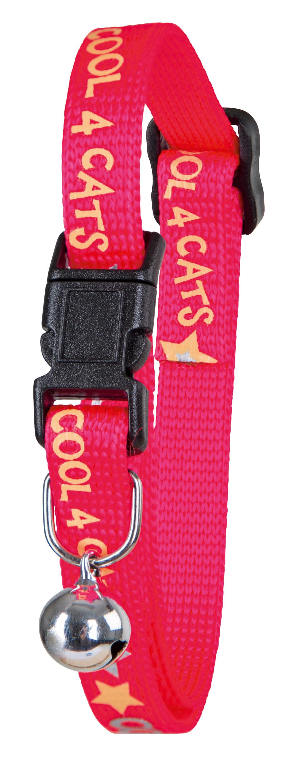 kerbl-pet-katzenhalsband-coolcats-pink-mit-gl-ckchen image 1