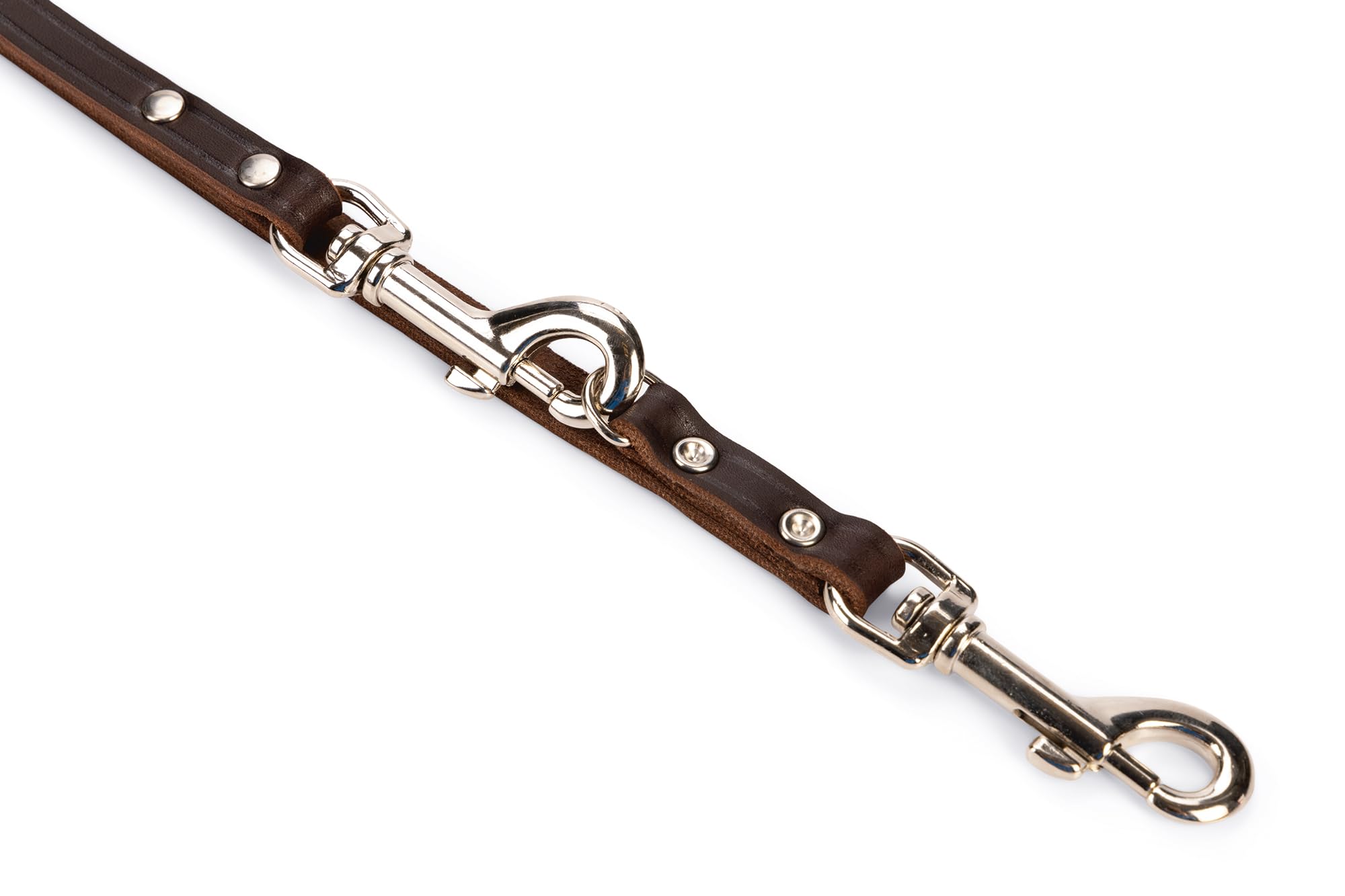 karlie-rondo-f-hrleine-genietet-f-r-hunde-braun-240-cm-x-12-mm image 2