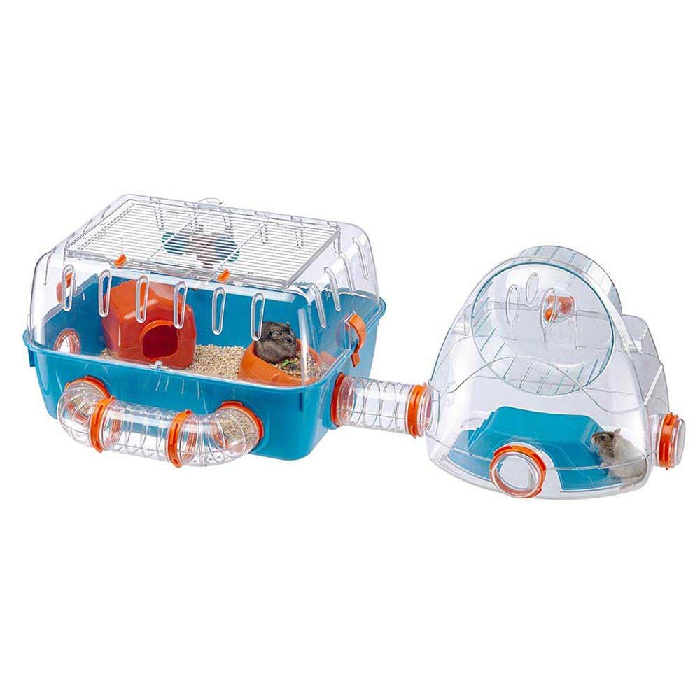 ferplast-hamsterk-fig-combi-2-mit-r-hren-fitnessstudio-79-5-x-29-5-x-26-3-cm-bla image 4