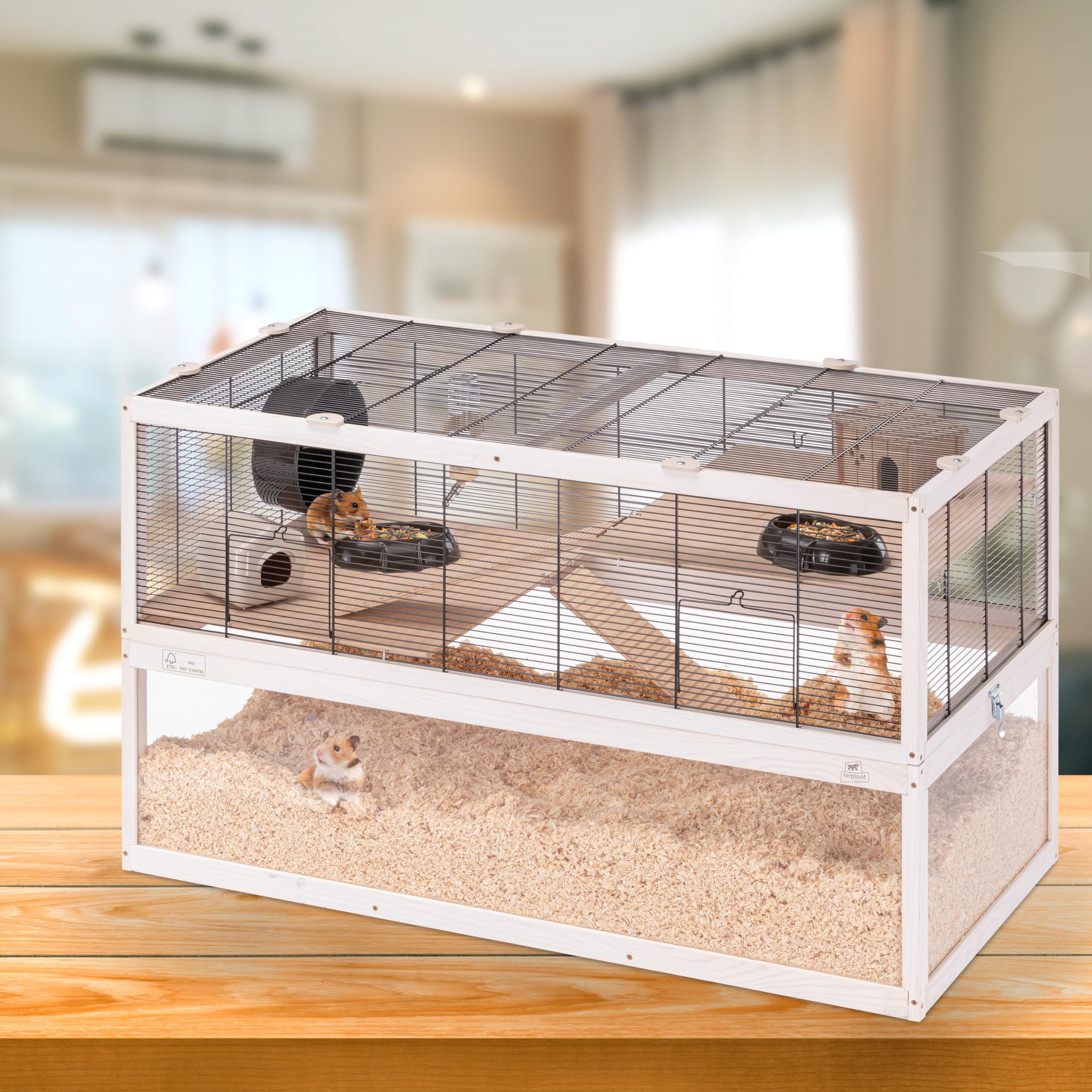 ferplast-domster-hamsterk-fig-100-x-50-x-h-61-cm-3-ebenen-mit-zubeh-r image 2