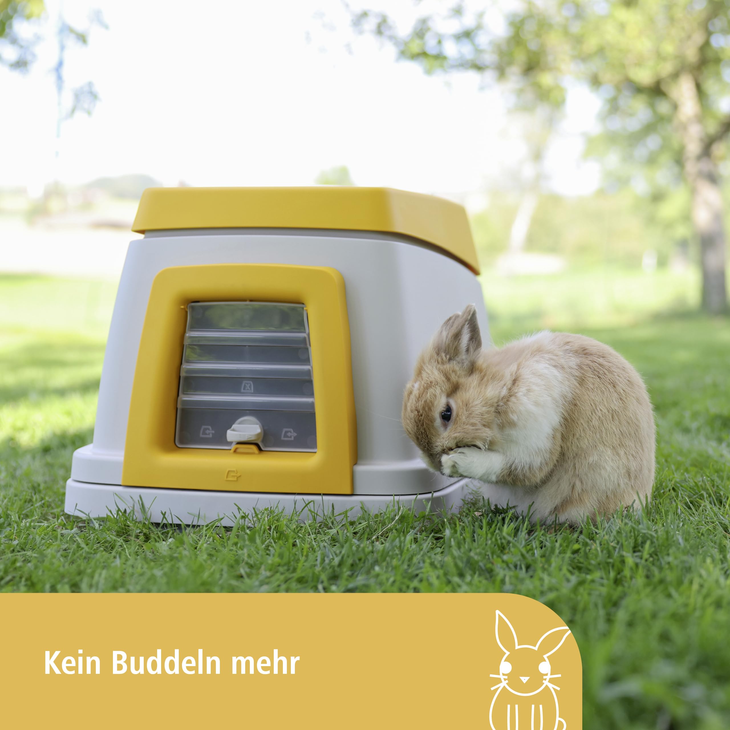 kerbl-pet-bunny-base-erdbau-58x38-5x28-5cm-kaninchenh-hle-aus-kunststoff-in-grau image 4