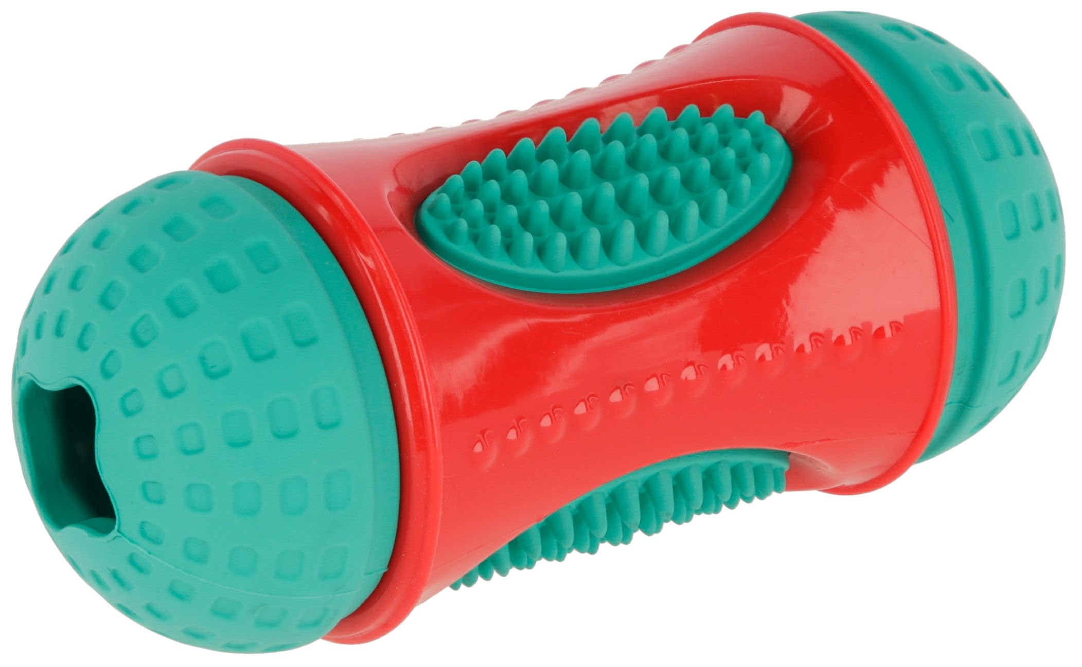 kerbl-pet-rolle-toyfastic-bef-llbar-rot-t-rkis-13-x-6-cm image 1