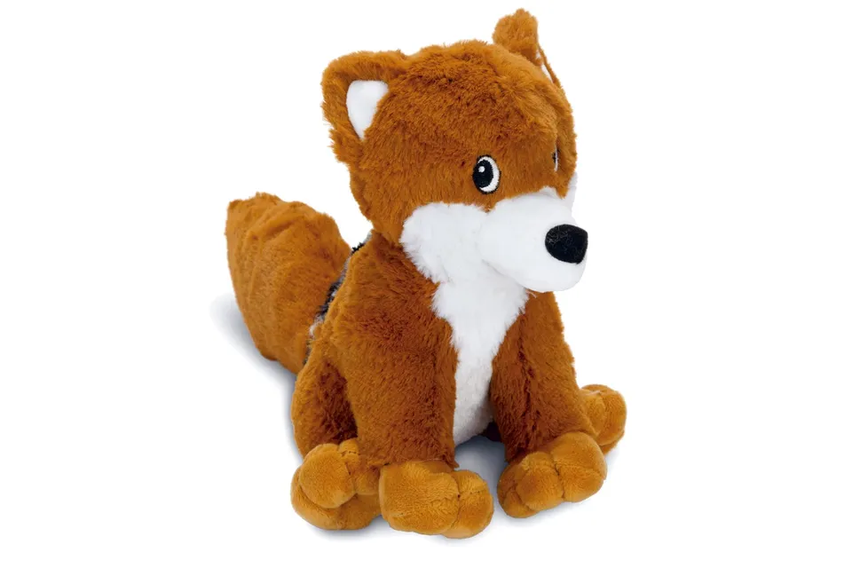karlie-fuchs-foxi-hundespielzeug-pl-sch-braun-wei-20x30x11-cm image 1