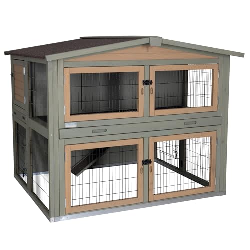kerbl-pet-nagerstall-suite-134-x-115-x-111-cm-holz-kaninchenstall-hasenstall image 8