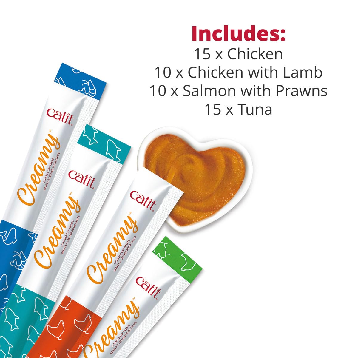 catit-creamy-multi-pack-schleck-snack-f-r-katzen-50-x-10-g image 2