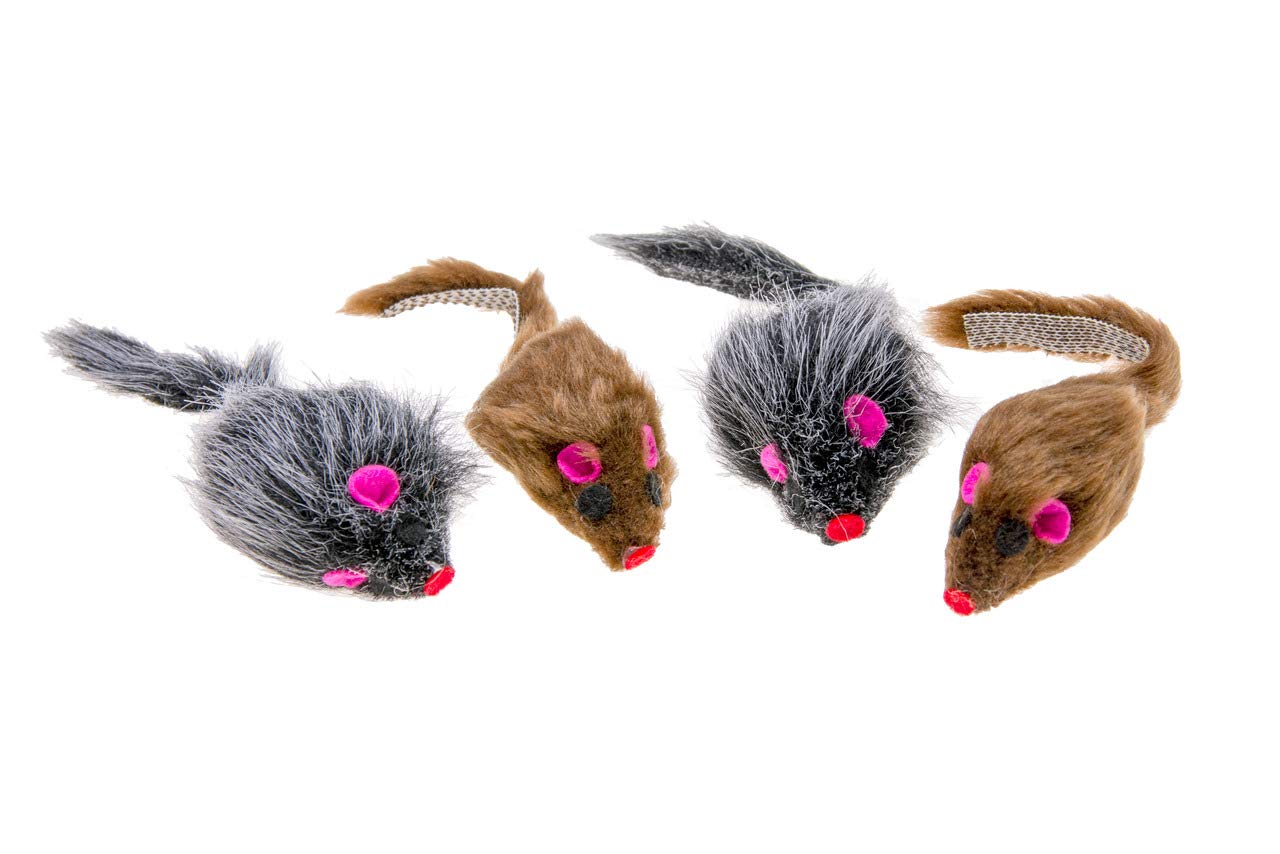karlie-pl-sch-spielm-use-l-5-cm-schwarz-braun-katzenspielzeug-4er-pack-mit-catni image 2