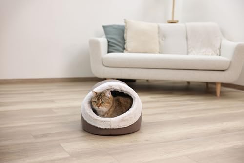 kerbl-pet-kuschelh-hle-jana-katzenh-hle-cappuccino-45-x-37-x-30-cm image 7