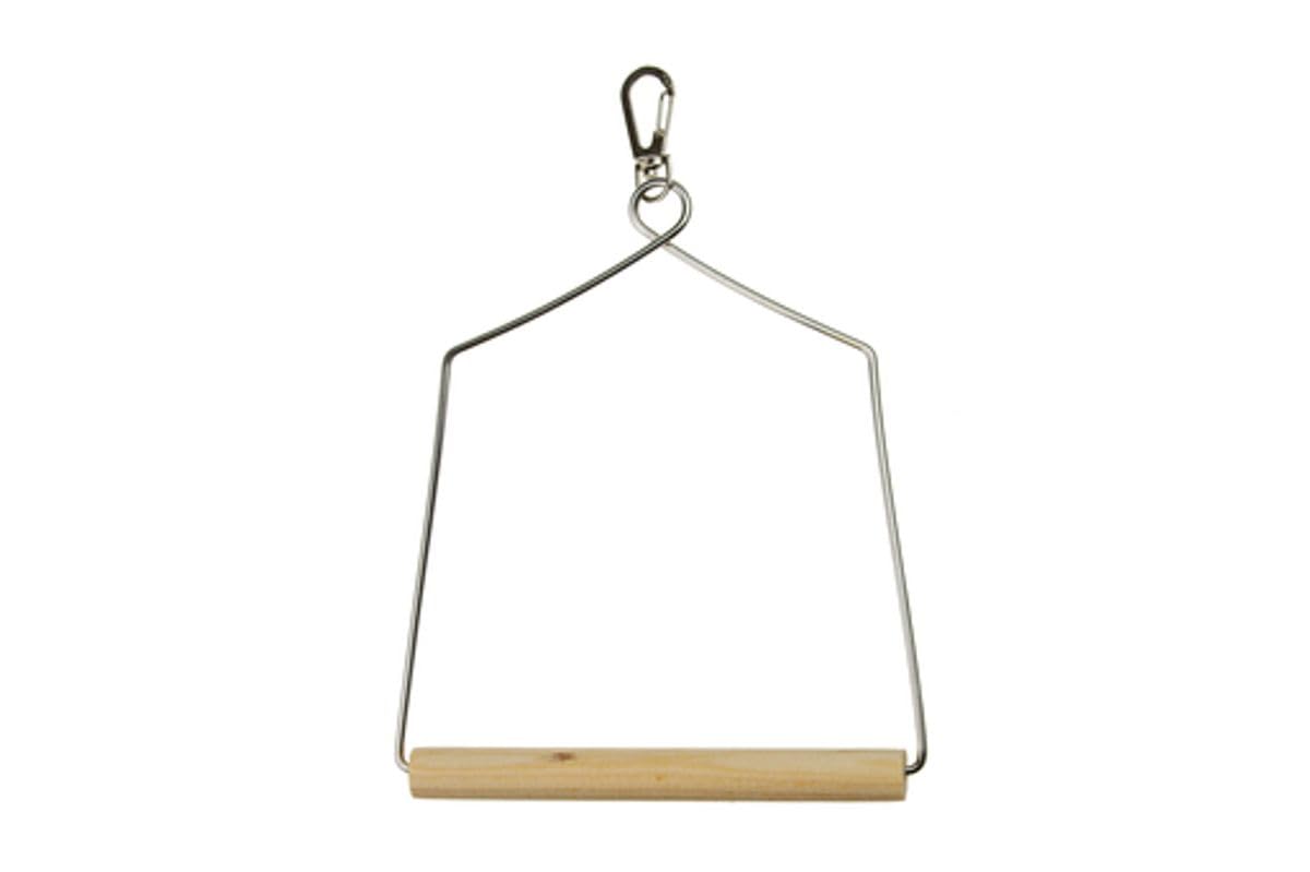 karlie-bogenschaukel-klein-vogelspielzeug-metall-holz-b-13-x-h-17-cm image 1