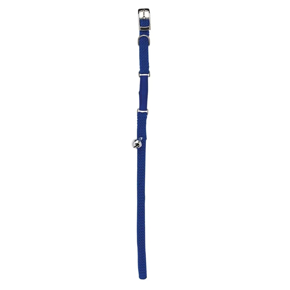 kerbl-pet-katzenhalsband-blau-10-mm-x-30-cm-mit-gummizug image 1