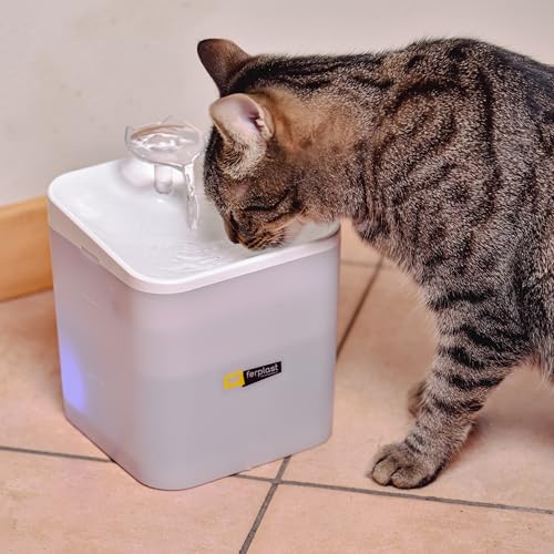 ferplast-ares-katzen-trinkbrunnen-2-l-mit-led-und-3-stufen-filter image 8