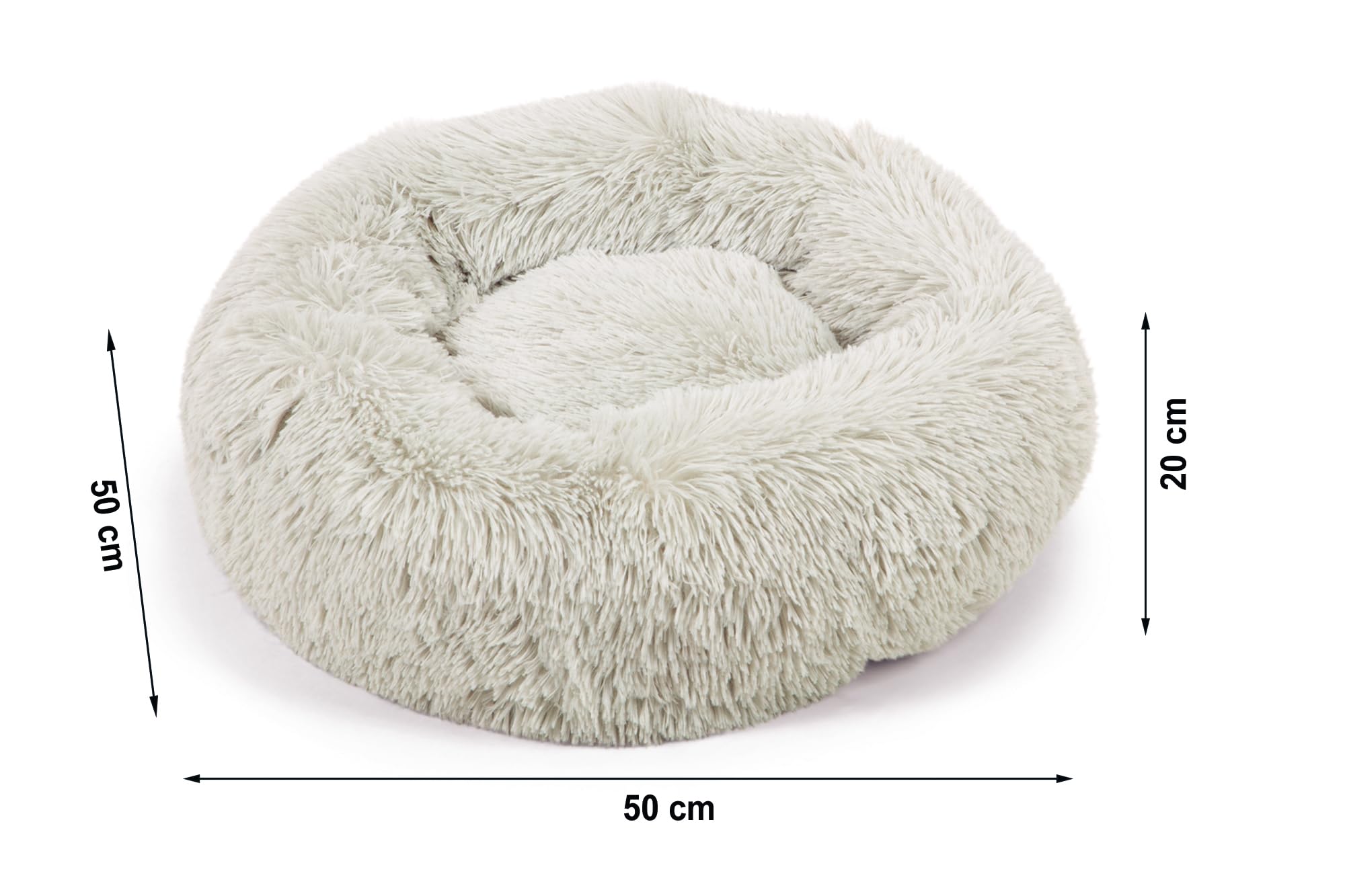beeztees-yali-hundebett-pl-sch-hellgrau-durchm-50-cm image 5