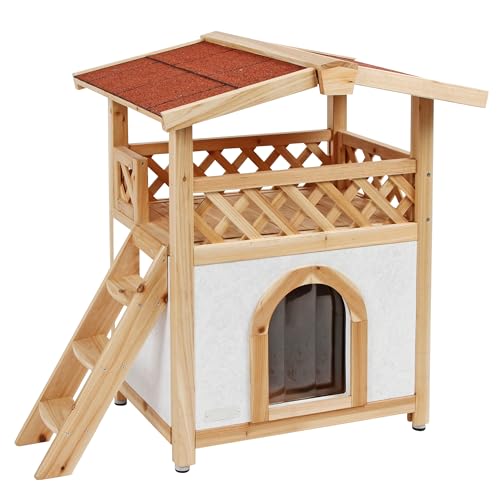 kerbl-pet-katzenhaus-tyrol-alpin-88-x-57-x-77-cm-hellbraun-wei-rot-wetterfestes- image 7