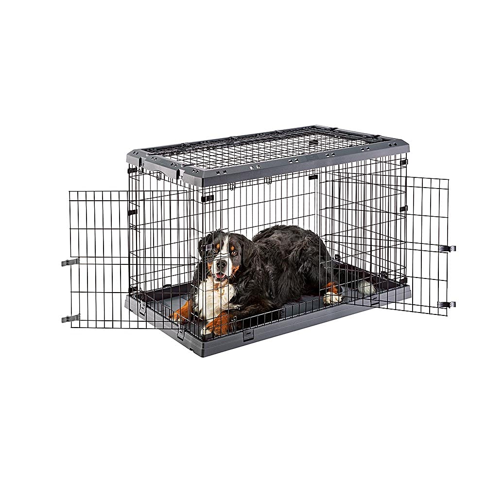 ferplast-superior-120-hundebox-metall-faltbar-118-x-77-x-82-5-cm-mit-trenngitter image 1