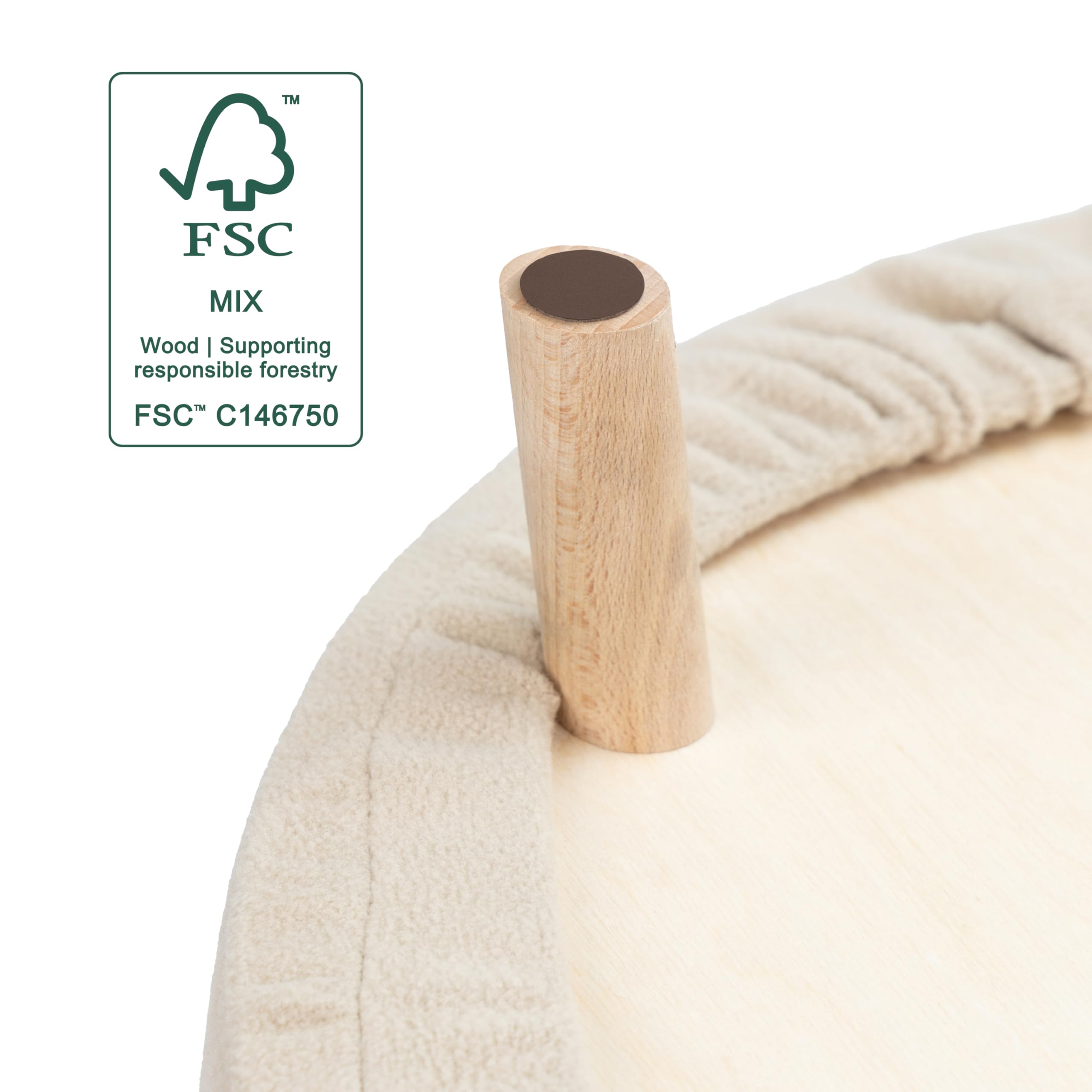 ferplast-hundebett-katzenbett-holz-rund-durchmesser-56-x-h-29-cm-mit-kissen image 8