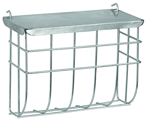 kerbl-pet-heuraufe-25-x-9-x-17-cm-verzinktes-metall-mit-deckel-zum-einh-ngen image 5