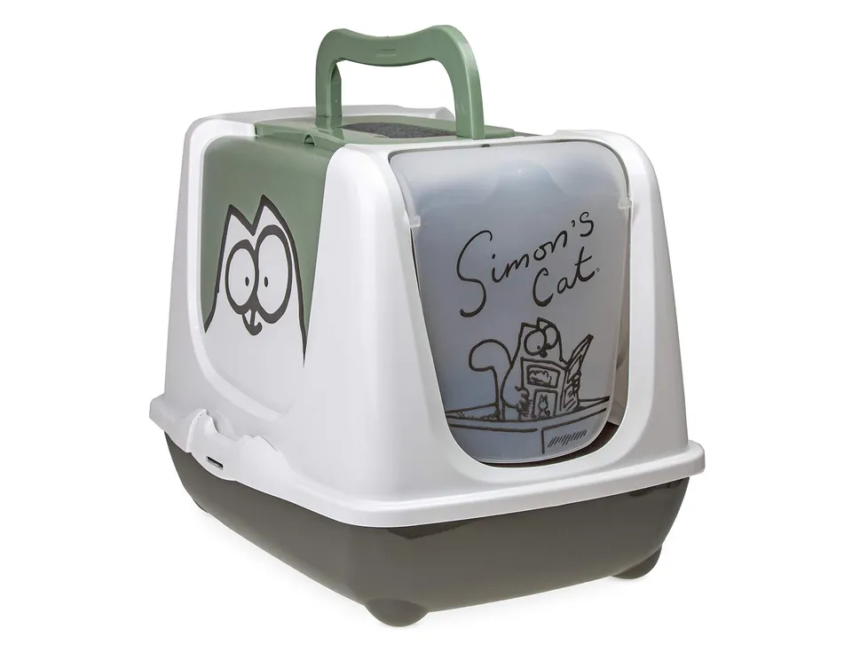 karlie-simon-s-cat-geschlossene-katzentoilette-50-x-37-x-39-cm-mit-filter image 1