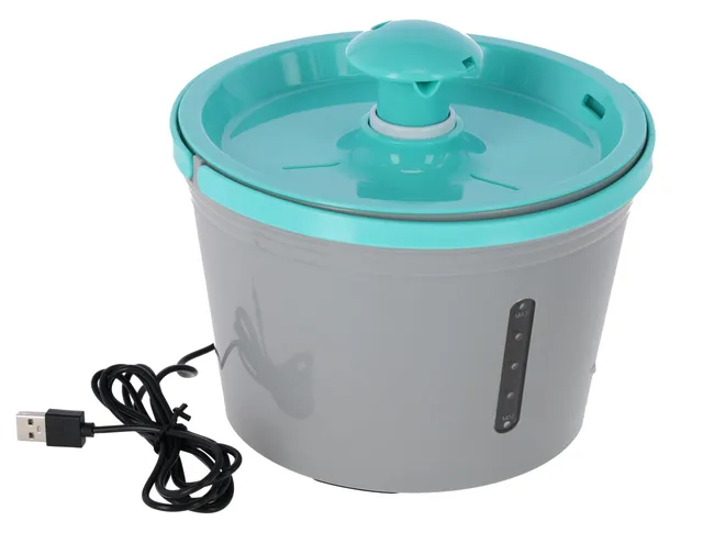 kerbl-pet-trinkbrunnen-1-6-l-grau-blau image 1