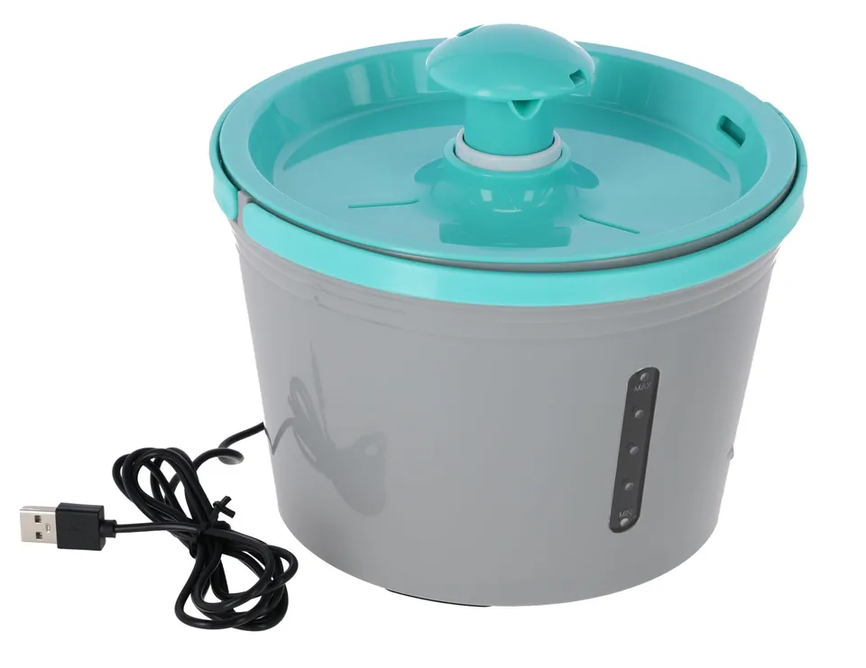 kerbl-pet-trinkbrunnen-1-6-l-grau-blau image 1