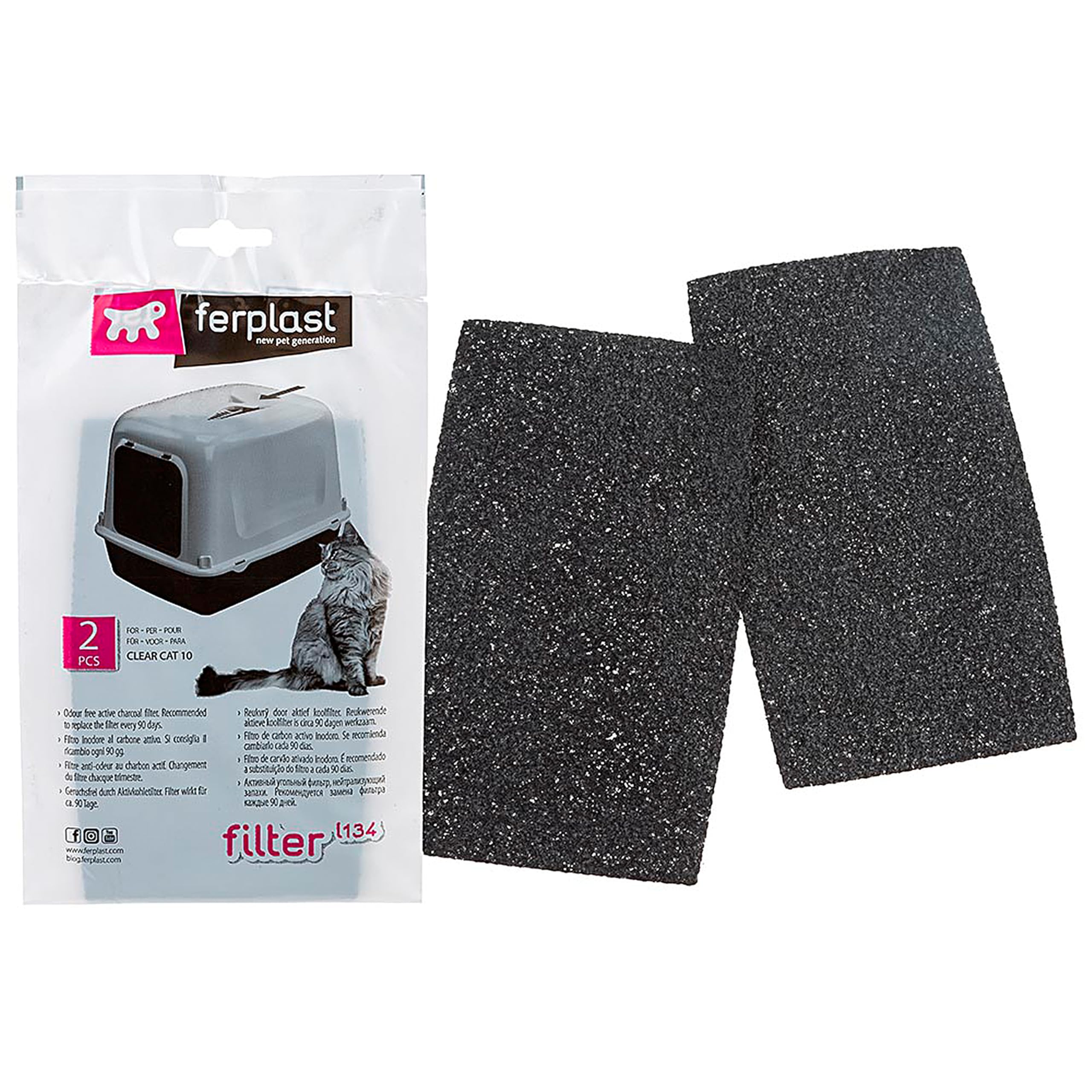 ferplast-clear-cat-20-katzentoilette-mit-deckel-39-5-x-52-5-x-h-38-cm-schwarz-in image 8