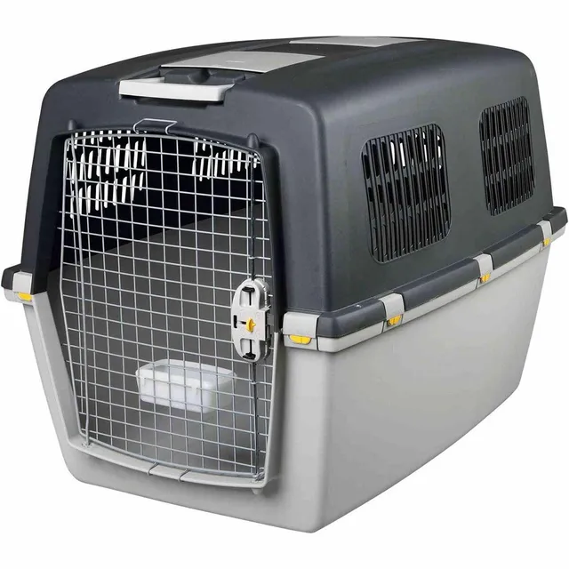 kerbl-gulliver-7-iata-transportbox-102-x-72-x-76-cm-mit-metallt-r-reisebox-f-r-g image 1