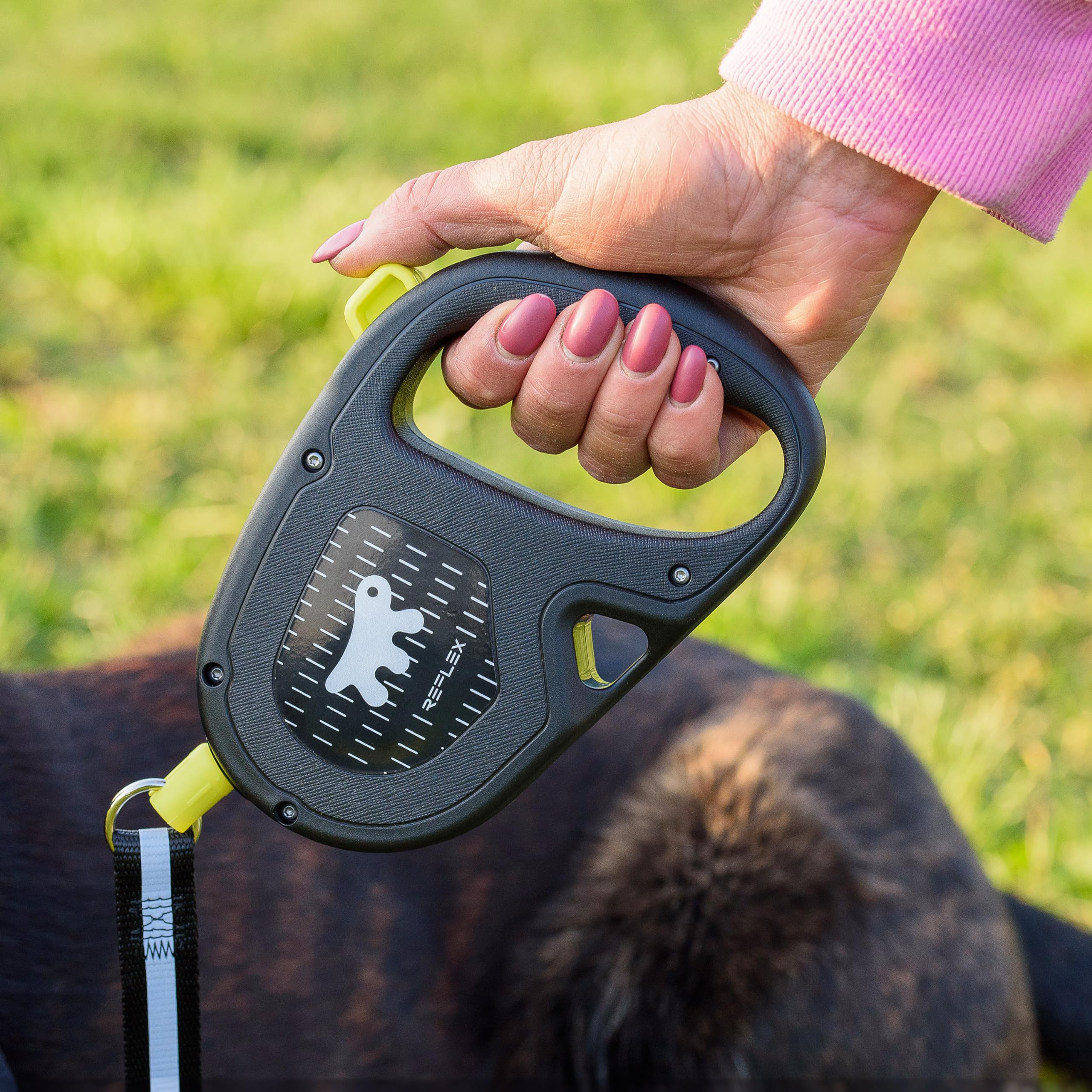 ferplast-flippy-one-reflex-hunde-rollleine-5-m-seil-bis-20-kg-gelb image 4