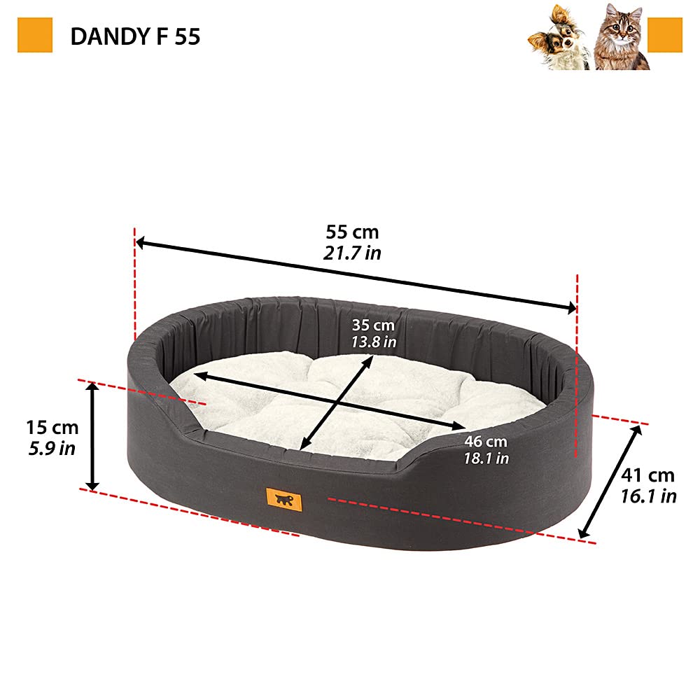 ferplast-sofa-hundeliege-hundebett-f-r-kleine-hunde-und-katzen-55-x-41-x-15-cm-w image 3