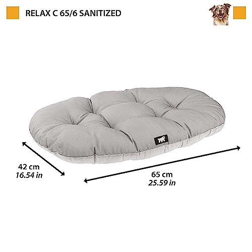 ferplast-relax-sanitized-hunde-und-katzenkissen-65-x-42-cm-grau-baumwolle image 8