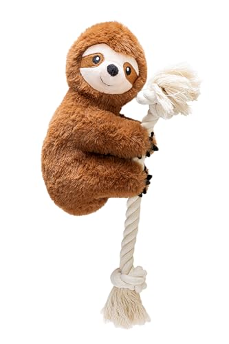 karlie-kletter-faultier-hundespielzeug-pl-sch-40-x-18-cm-braun image 5