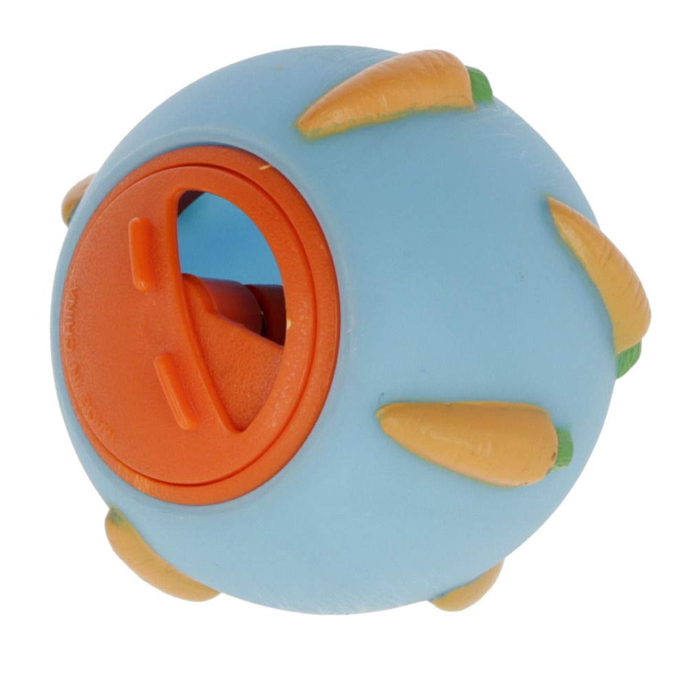 kerbl-pet-snackball-futterball-7-cm-blau-orange-f-r-kaninchen-und-nager image 1