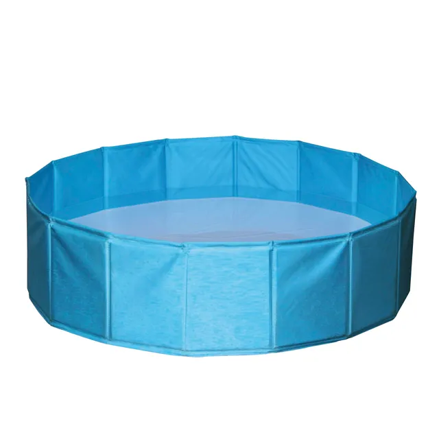 kerbl-pet-faltbarer-hundepool-blau-120x30-cm image 1