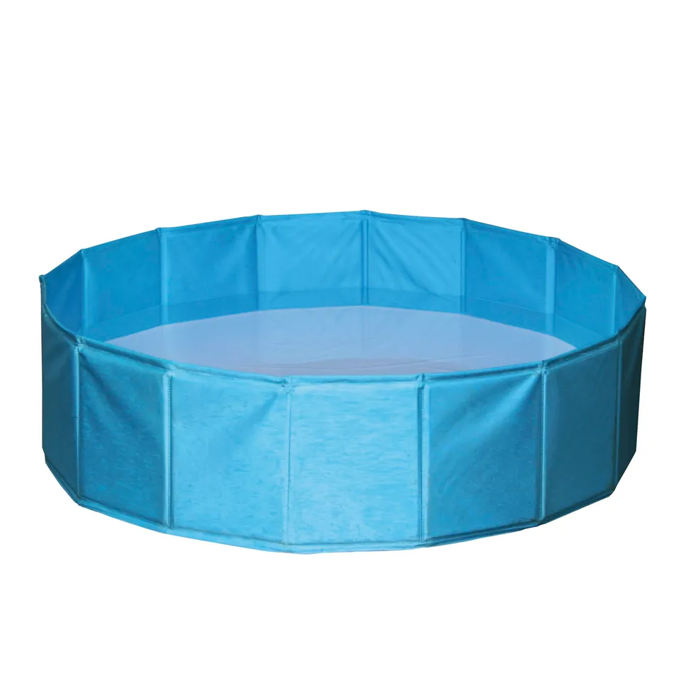 kerbl-pet-faltbarer-hundepool-blau-120x30-cm image 1