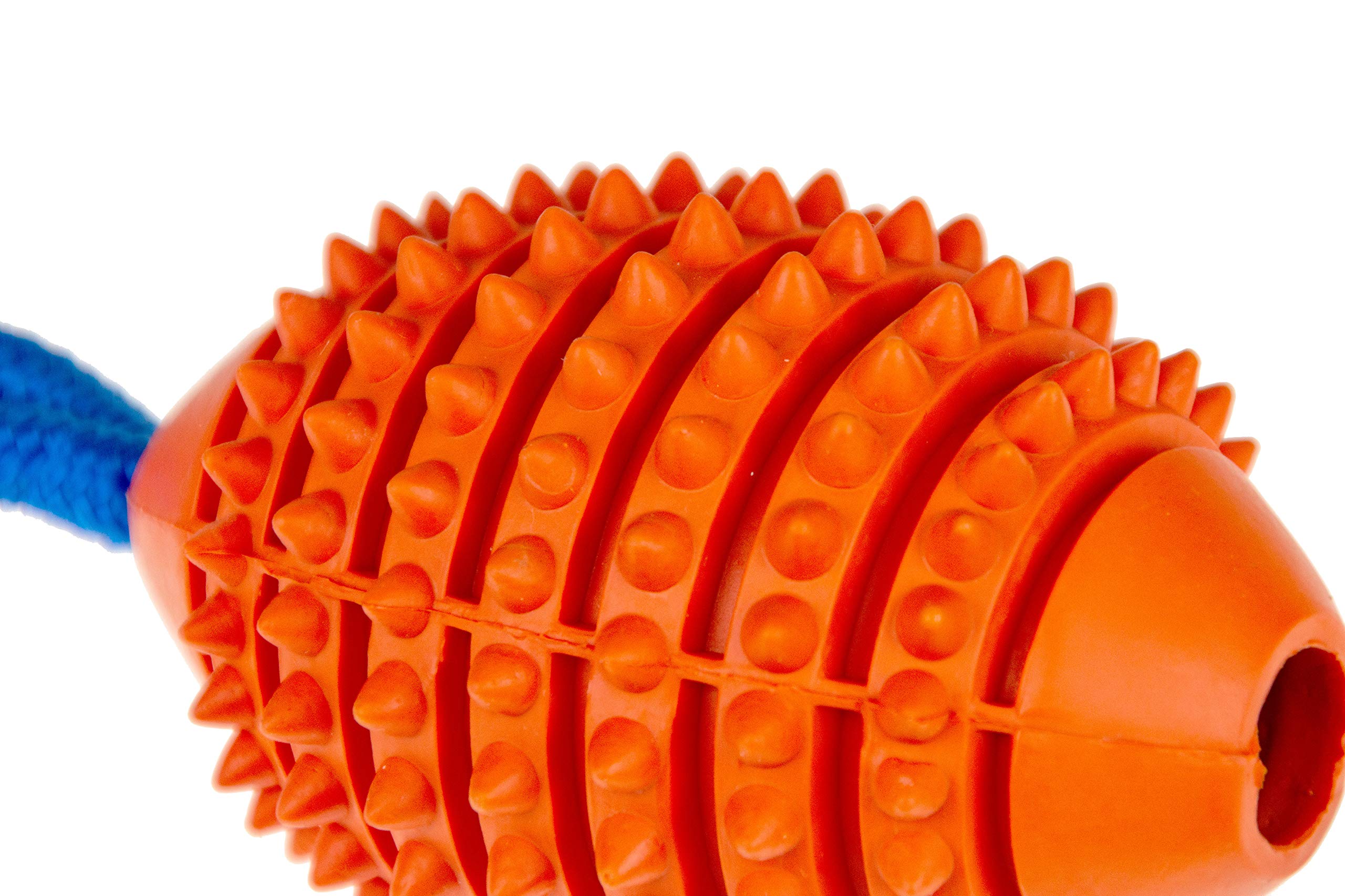 karlie-ruffus-vollgummi-aqua-football-41-cm-orange-mit-kordel image 5