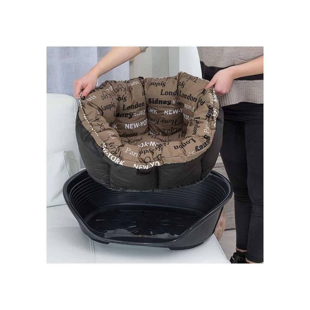 ferplast-sofa-2-hundebett-kunststoffkorb-mit-kissen-52-x-39-x-h-21-cm image 3