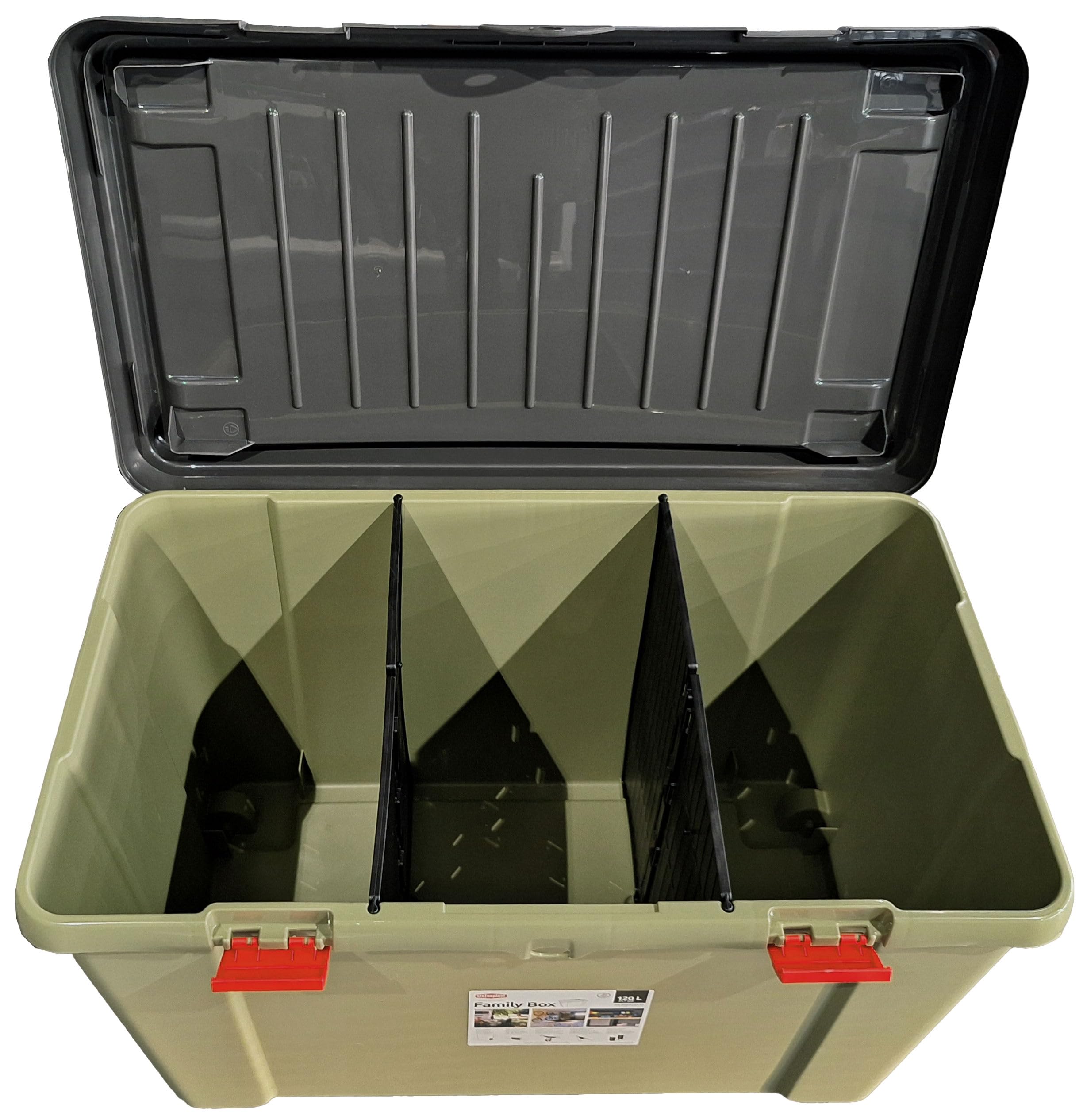 kerbl-aufbewahrungsbox-mit-rollen-79-x-47-x-51-cm-oliv-graphit image 3