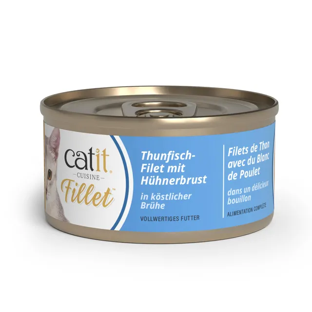 catit-cuisine-thunfisch-filet-mit-h-hnerbrust-in-br-he-75g-katzen-nassfutter image 1