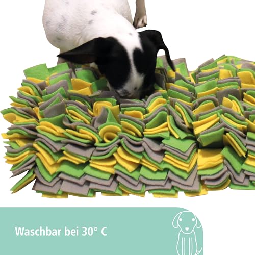 kerbl-pet-schn-ffelteppich-f-r-hunde-70-x-50-cm-gelb-gr-n-grau-polyester image 8
