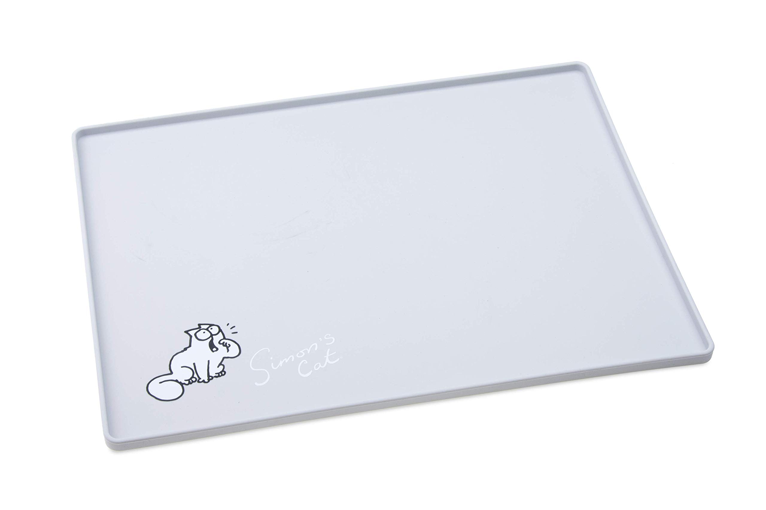 simon-s-cat-napfunterlage-von-karlie-l-40x30x1-cm-hellgrau image 1