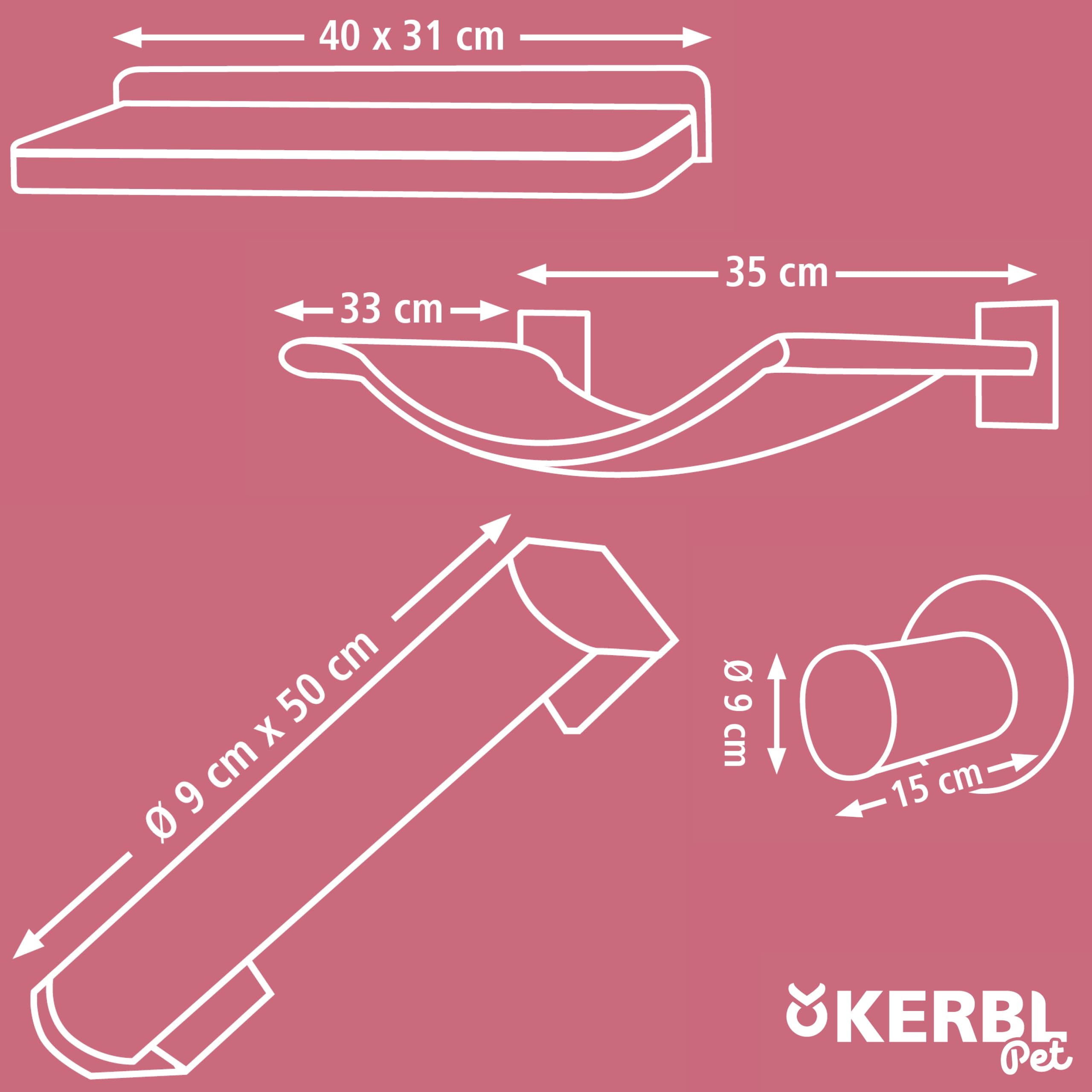 kerbl-pet-kletterwand-alps-vierteilig-massivholz-pl-sch-sisal-natur-wei image 7