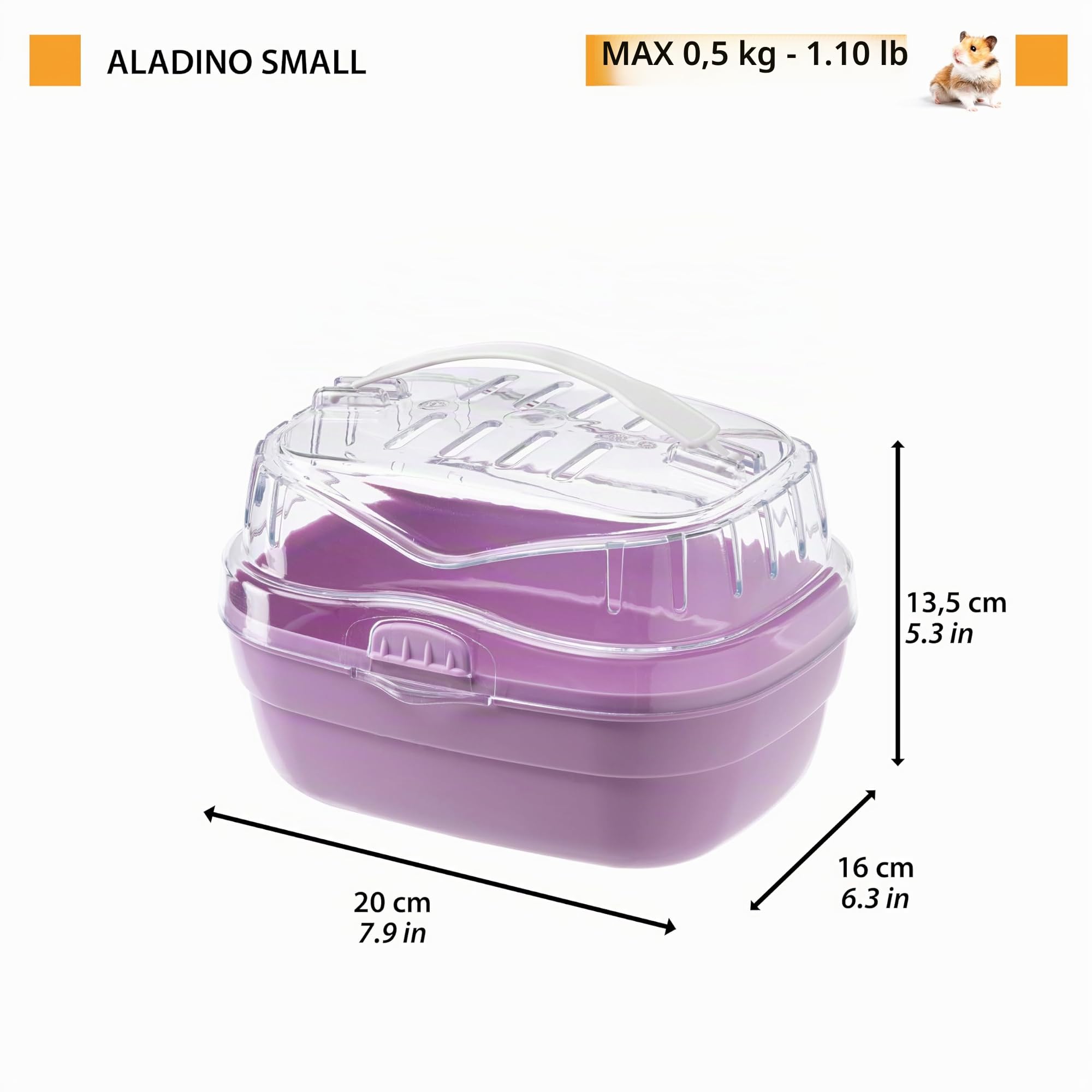 ferplast-aladino-small-transportbox-20-x-16-x-13-5-cm-gr-n-f-r-hamster image 3