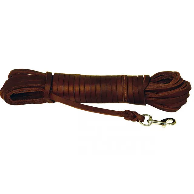 kerbl-pet-vegas-schwei-leine-8-mm-10-m-hundeleine-aus-leder image 1