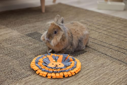 kerbl-pet-schn-ffelteppich-f-r-kaninchen-orange-grau-25-cm-faltbarer-snufflemat image 6
