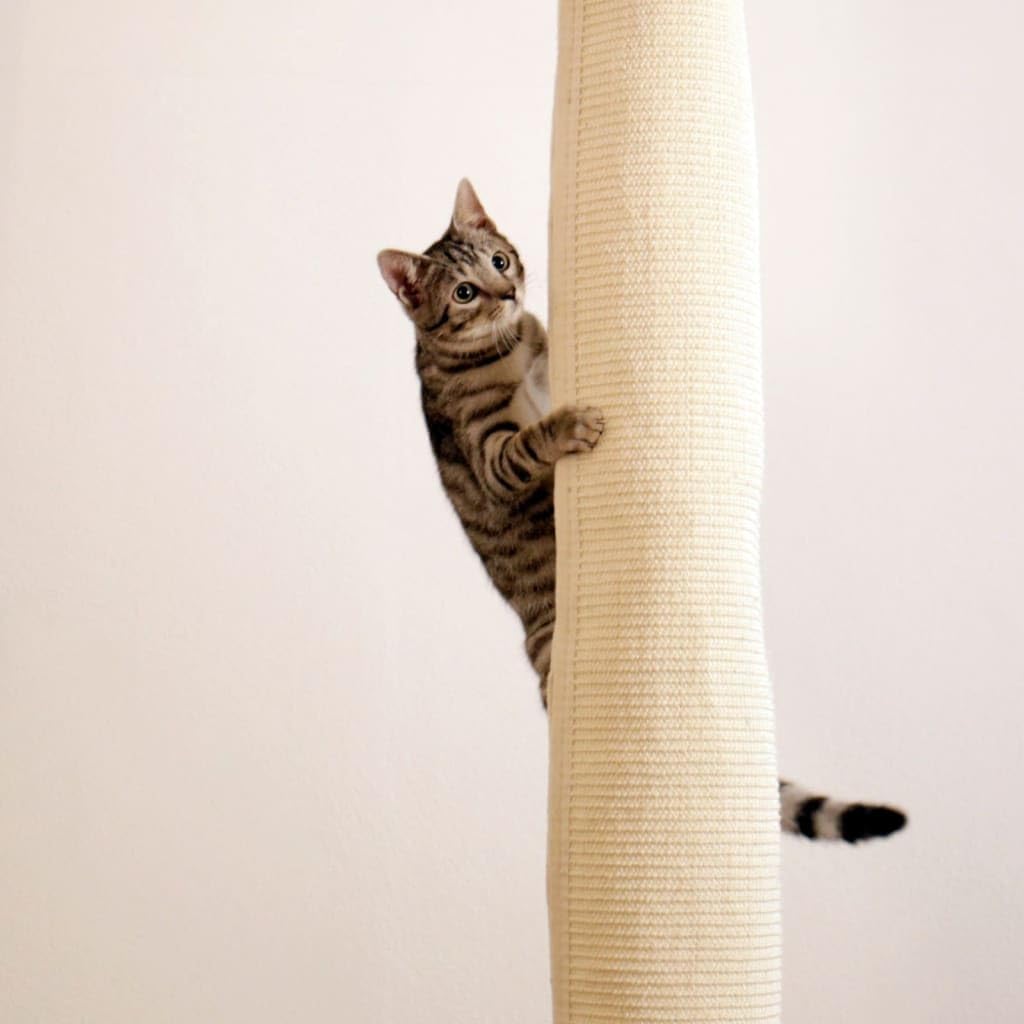kerbl-pet-klettersack-climber-f-r-katzen-beige-16-cm-h-he-240-cm-sisal-deckenmon image 4