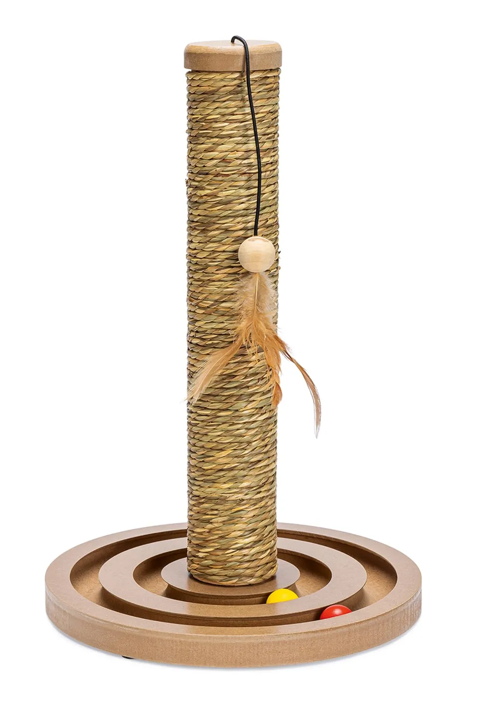 karlie-kratzbaum-seegras-brigitte-h-44-cm-30-cm-mit-spielzeug image 1